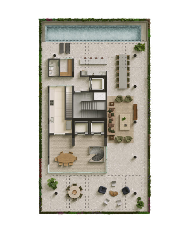 820 m² - Cobertura Superior