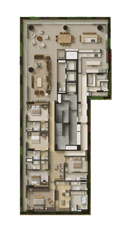 523 m² Ampliada